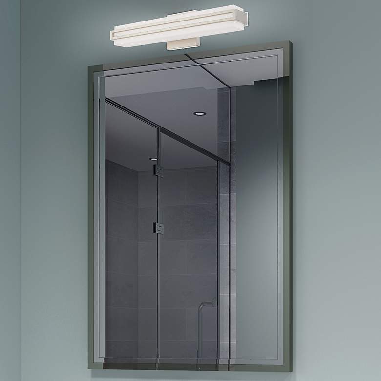 Image 1 Fulton LED Light Brushed Nickel ADA Bath Vanity