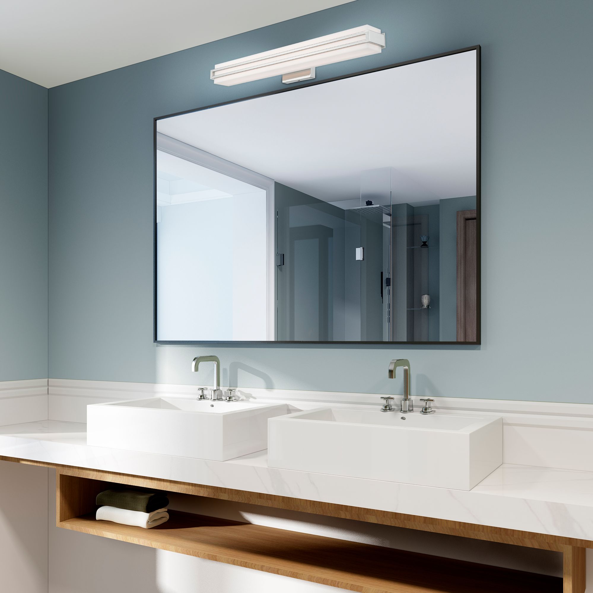 Fulton LED Polished Chrome ADA Bath Vanity