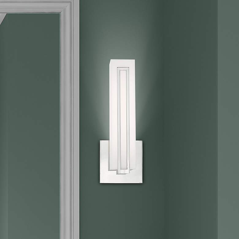 Image 1 Fulton LED Polished Chrome ADA Wall Sconce