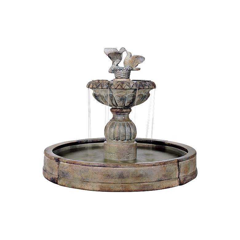 Image 1 Fumato Paloma Cascada 56" Large Courtyard Garden Fountain