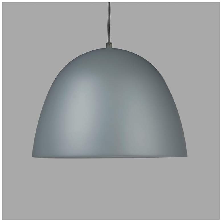Image 4 Fungo 24" LED Pendant - Dark Gray / Coffee more views