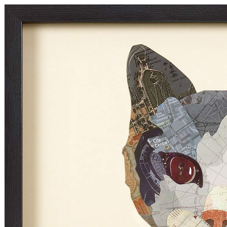 Image 4 Funky Cat 2 25" Square Dimensional Framed Graphic Wall Art more views