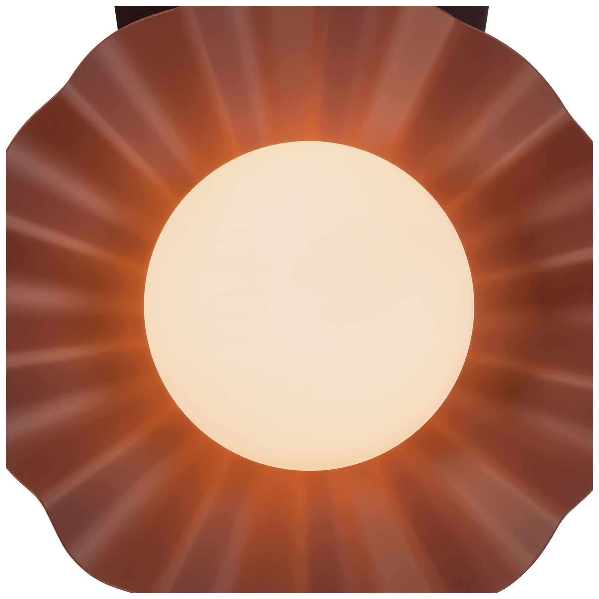 Image 4 Furrow 12-in Burgundy Wall Sconce more views