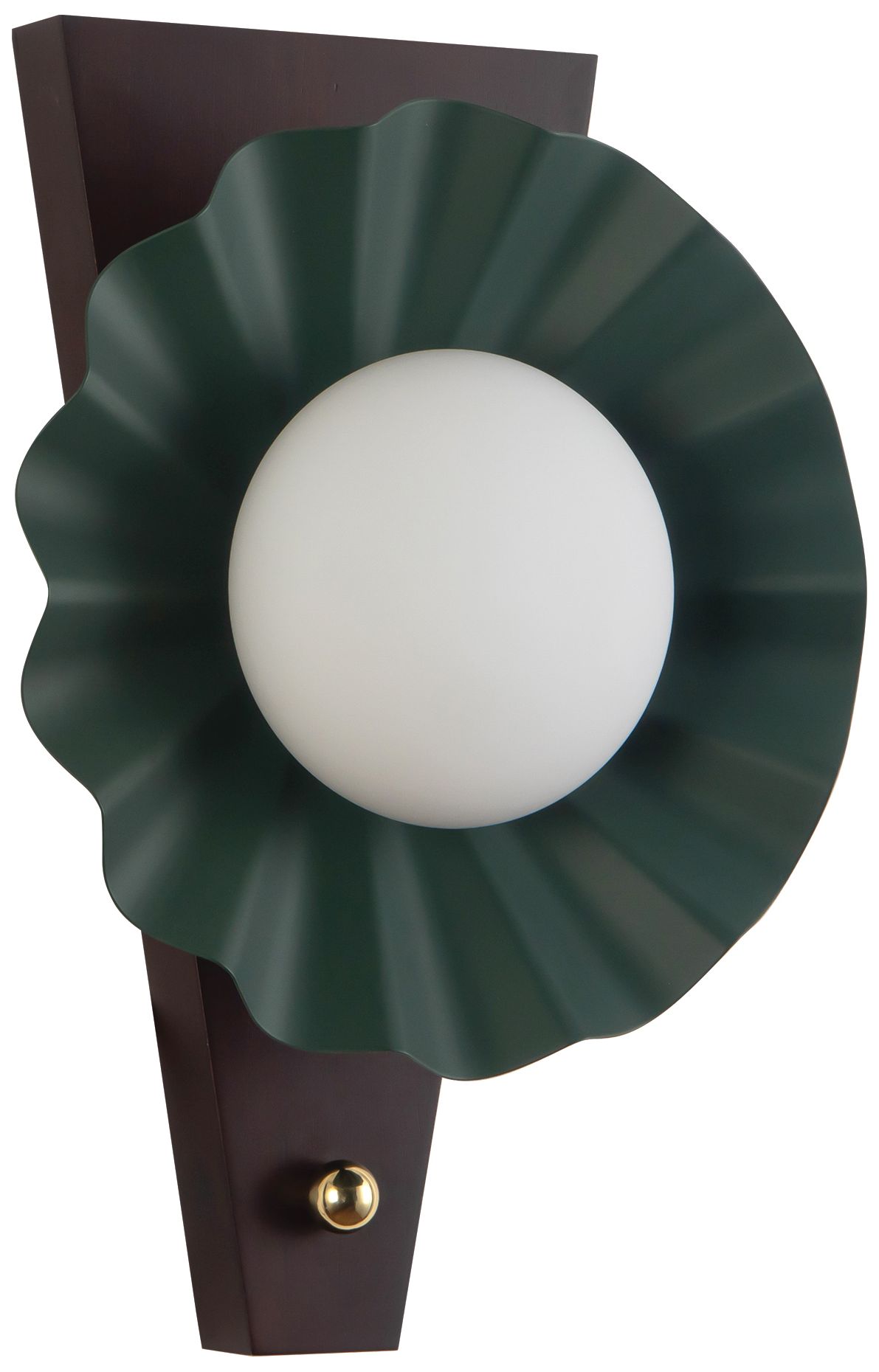 Image 3 Furrow 12-in Pine Green Wall Sconce more views