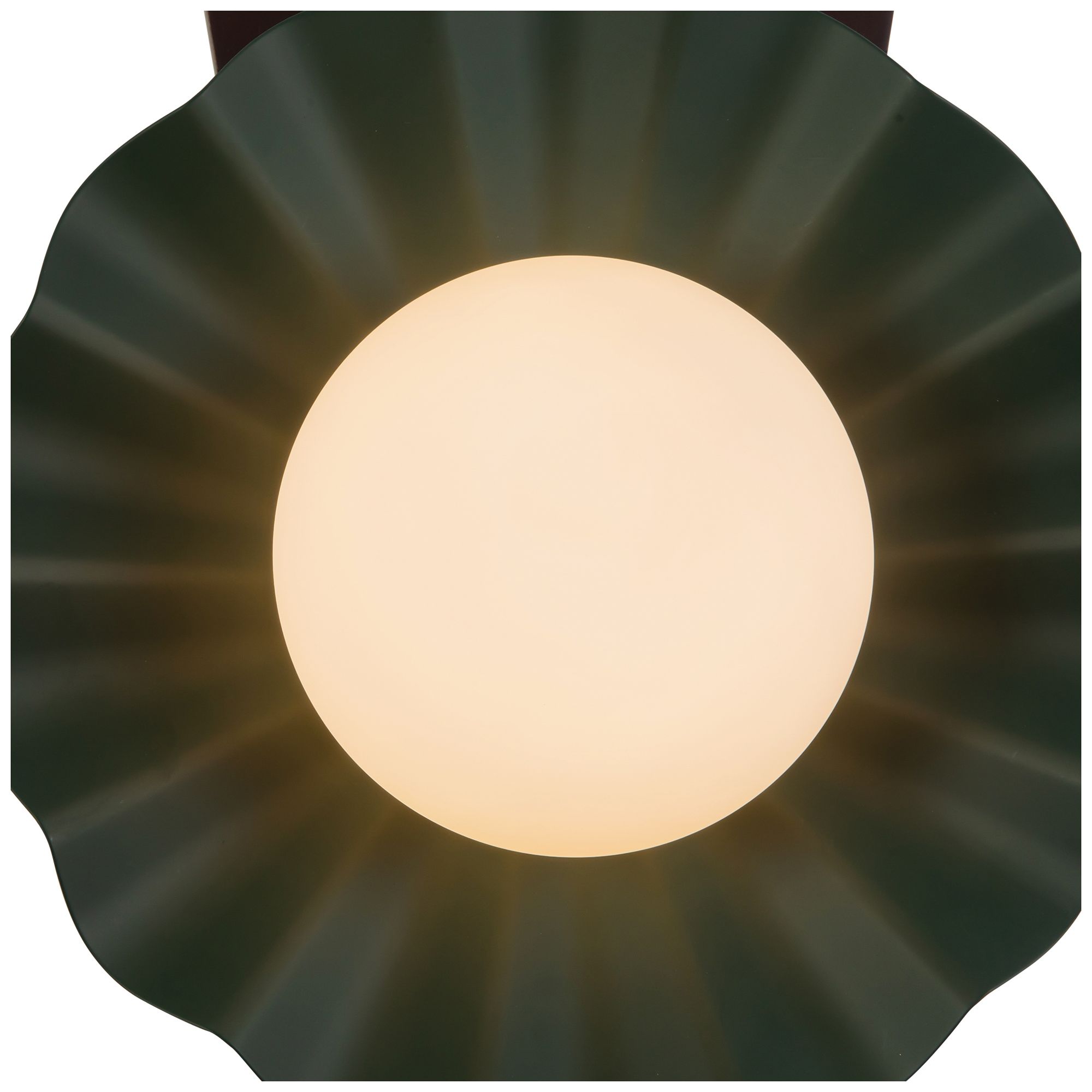 Image 4 Furrow 12-in Pine Green Wall Sconce more views