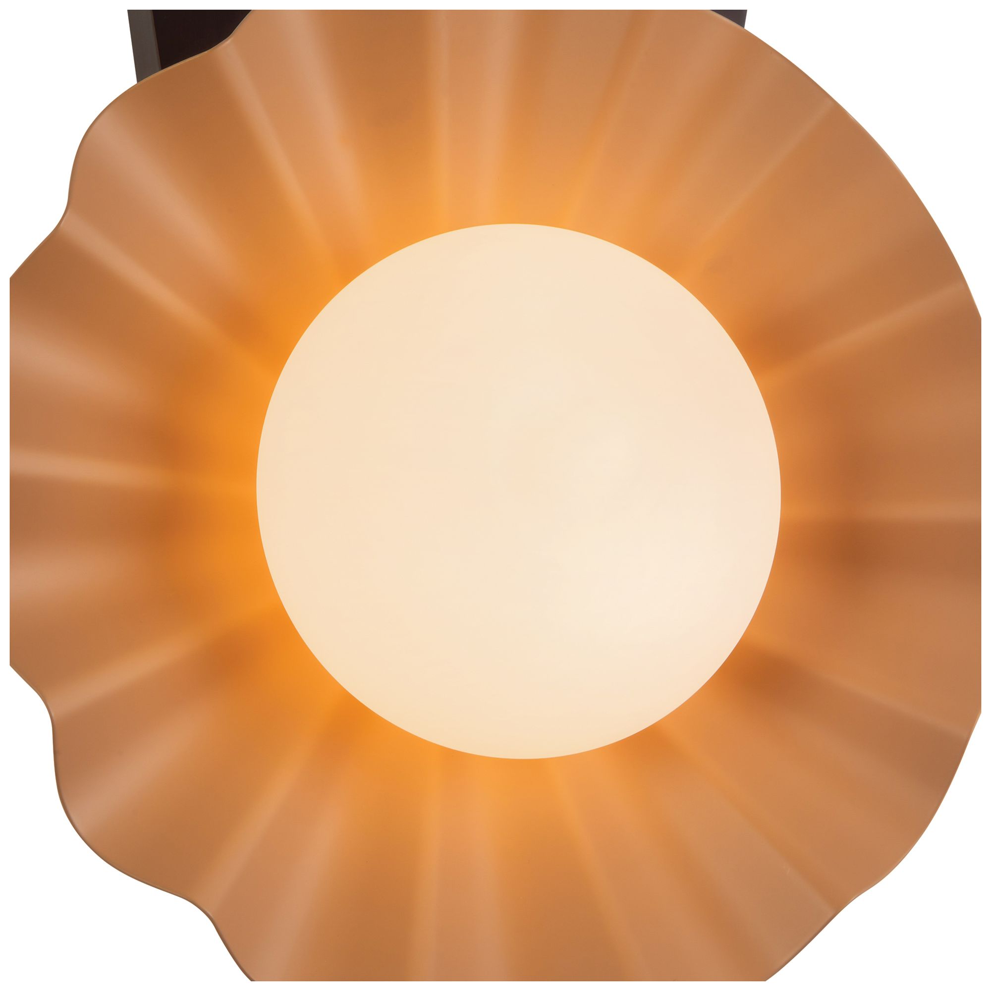 Image 4 Furrow 12-in Pink Wall Sconce more views