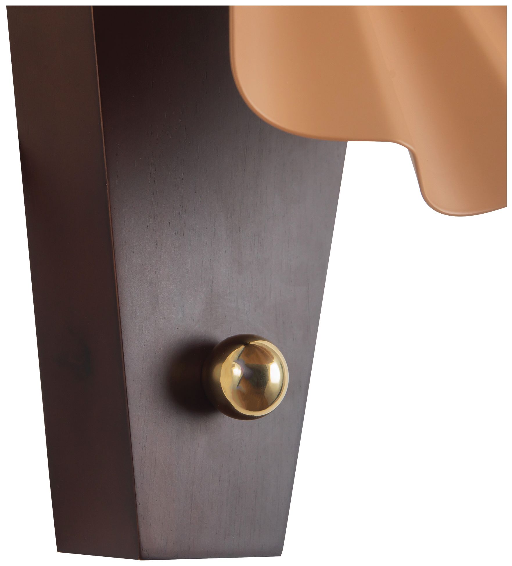 Image 5 Furrow 12-in Pink Wall Sconce more views