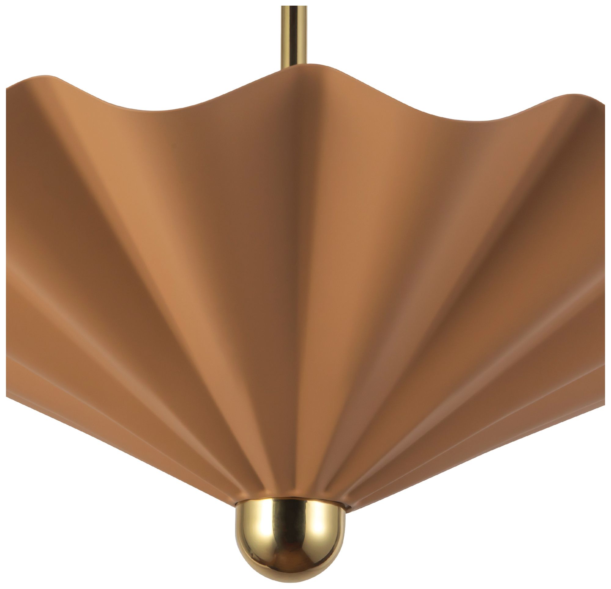 Image 4 Furrow 25-in Pink dimmable LED Pendant more views