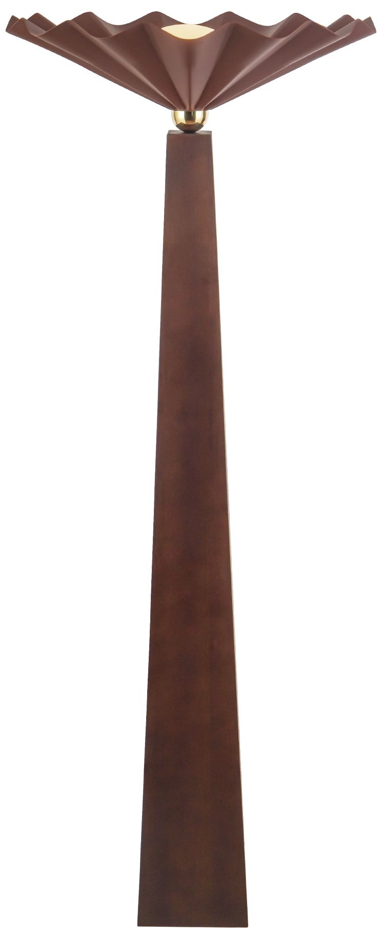 Furrow 65-in Burgundy Floor Lamp