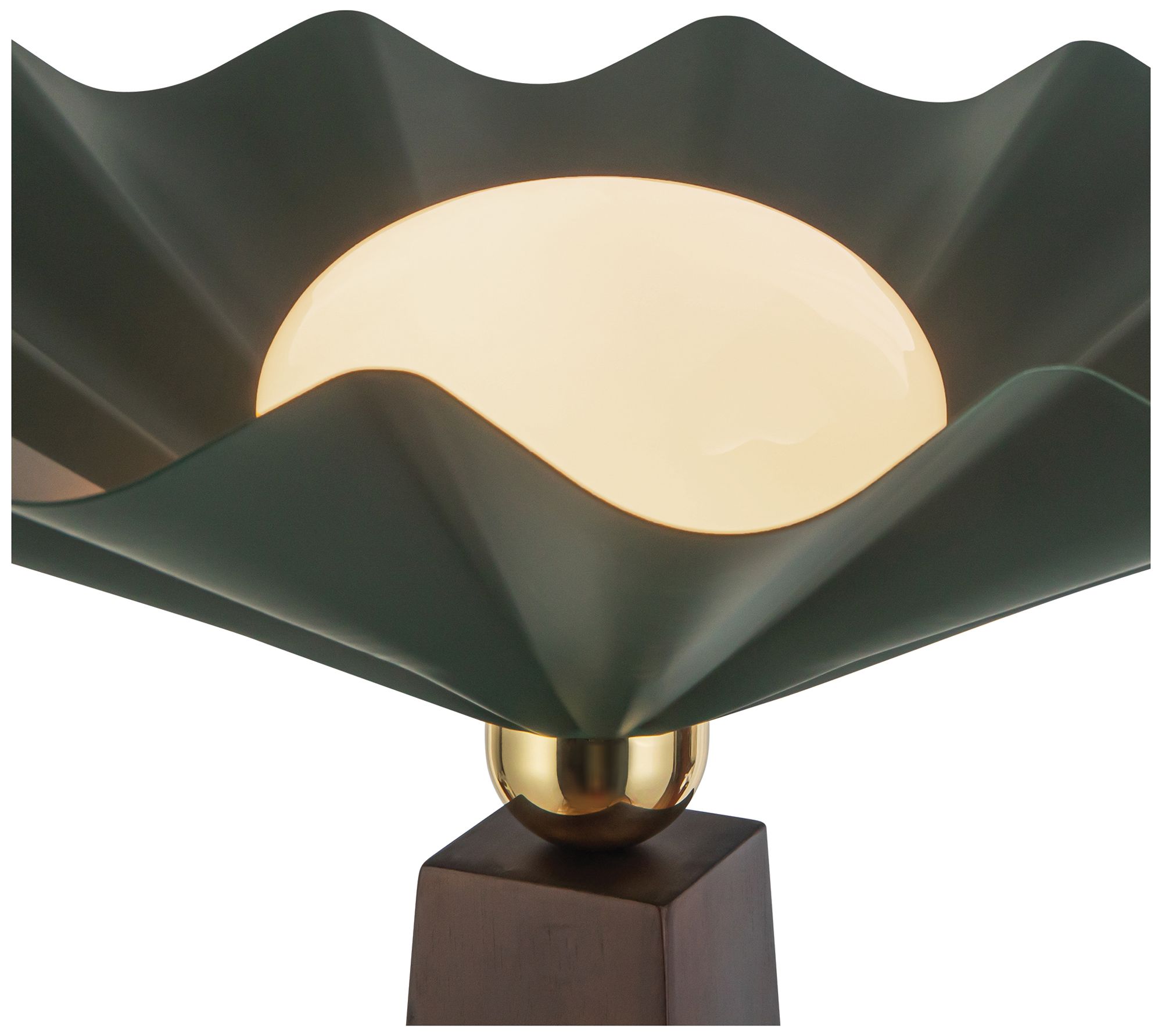 Image 3 Furrow 65-in Pine Green Floor Lamp more views