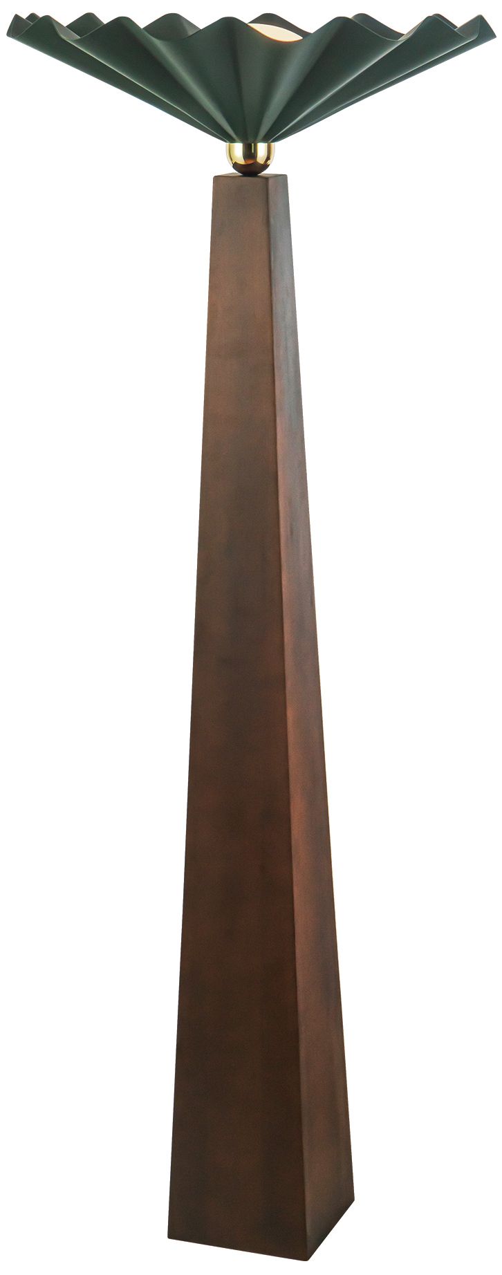 Image 6 Furrow 65-in Pine Green Floor Lamp more views