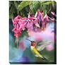 1_Fuschia & Hummer Outdoor Canvas Art