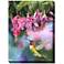 Fuschia & Hummer Outdoor Canvas Art