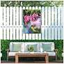 3_Fuschia & Hummer Outdoor Canvas Art more views