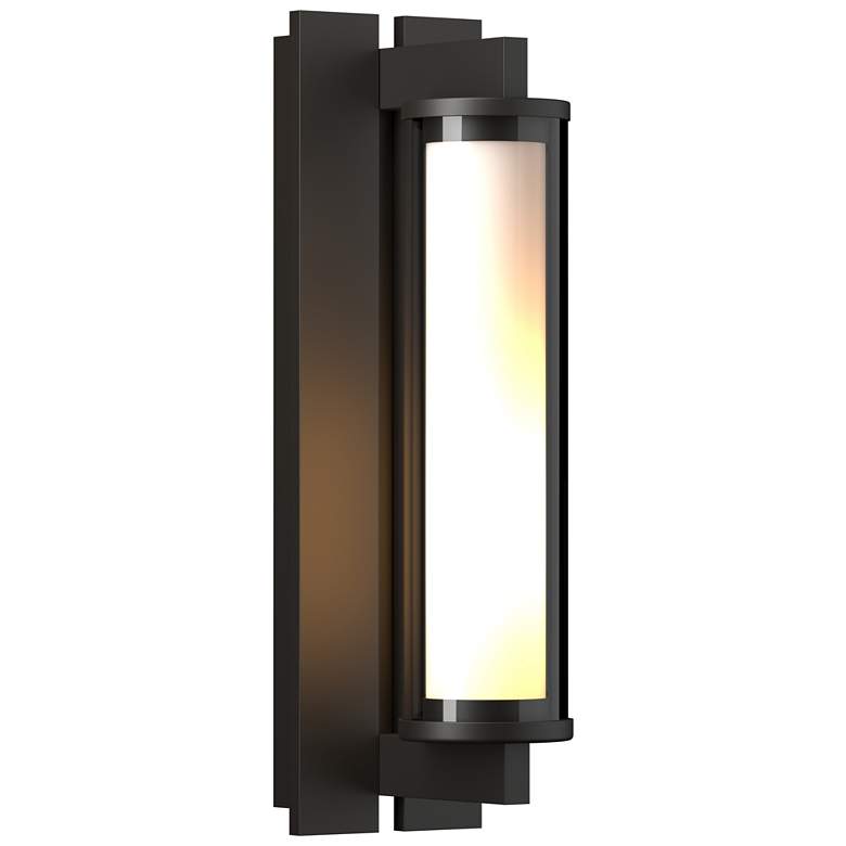 Image 1 Fuse 17 inch High Coastal Oil Rubbed Bronze Outdoor Sconce w/ Clear Glass 