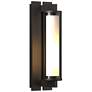 Fuse 17" High Coastal Oil Rubbed Bronze Outdoor Sconce w/ Clear Glass 