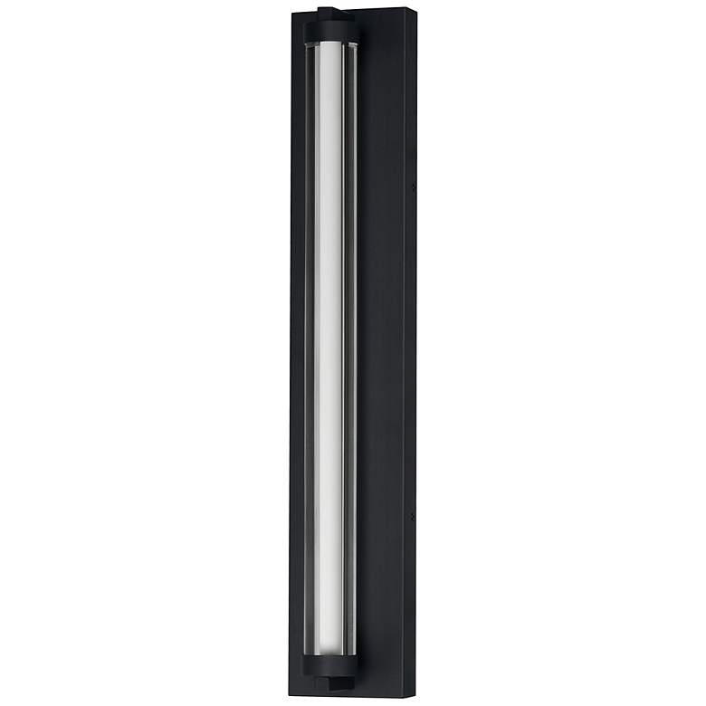 Image 2 Fuse 27" LED Outdoor Wall Sconce Black / Gold
