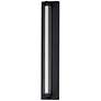 2_Fuse 27" LED Outdoor Wall Sconce Black / Gold