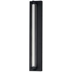 Fuse 27" LED Outdoor Wall Sconce Black / Gold