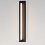 1_Fuse 27" LED Outdoor Wall Sconce Black / Gold