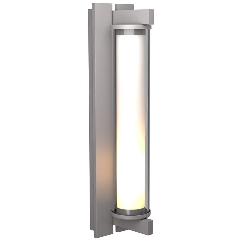 Image 1 Fuse Large Outdoor Sconce - Steel Finish - Clear Glass