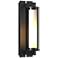 Fuse Outdoor Sconce - Black Finish - Clear Glass