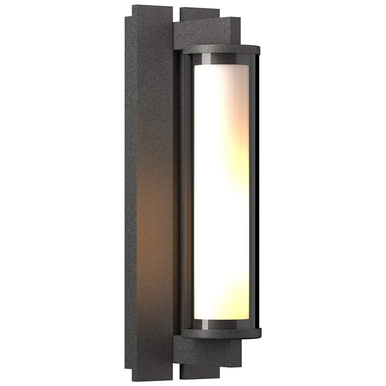 Image 1 Fuse Outdoor Sconce - Iron Finish - Clear Glass