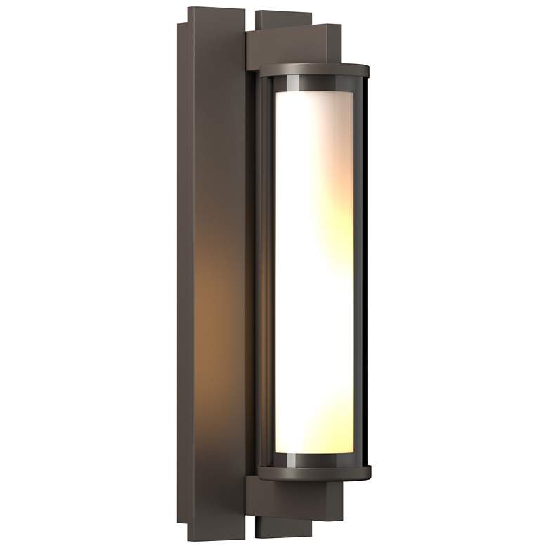 Image 1 Fuse Outdoor Sconce - Smoke Finish - Clear Glass
