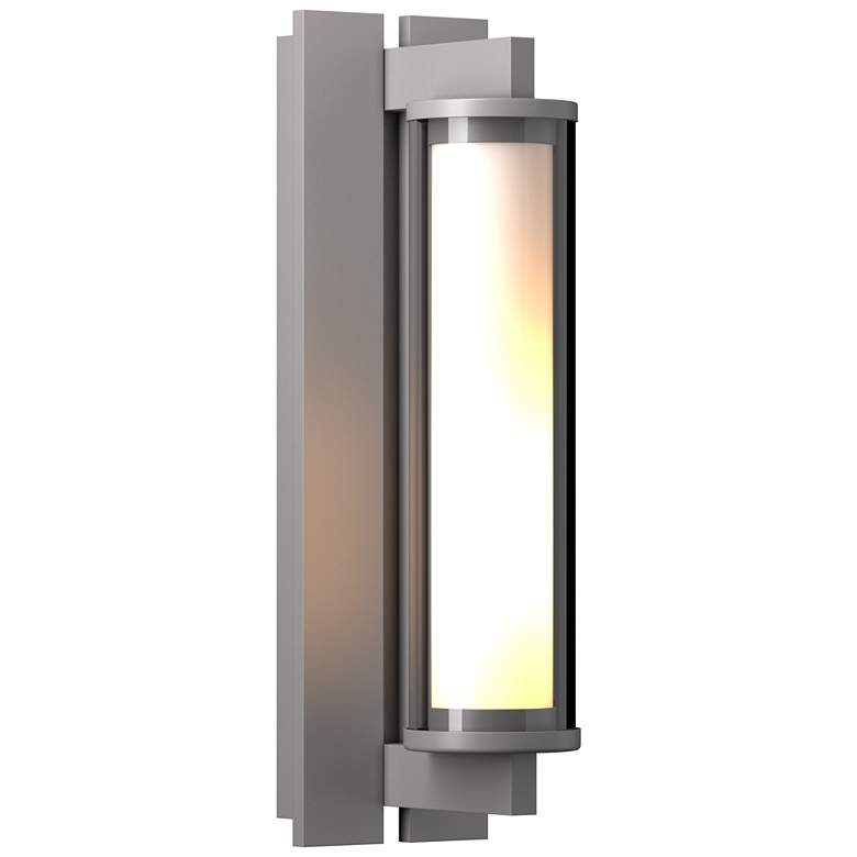Image 1 Fuse Outdoor Sconce - Steel Finish - Clear Glass
