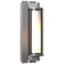 Fuse Outdoor Sconce - Steel Finish - Clear Glass