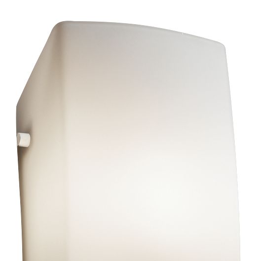Image 2 Fusion™ 14" High Opal Glass Rectangular Wall Sconce more views
