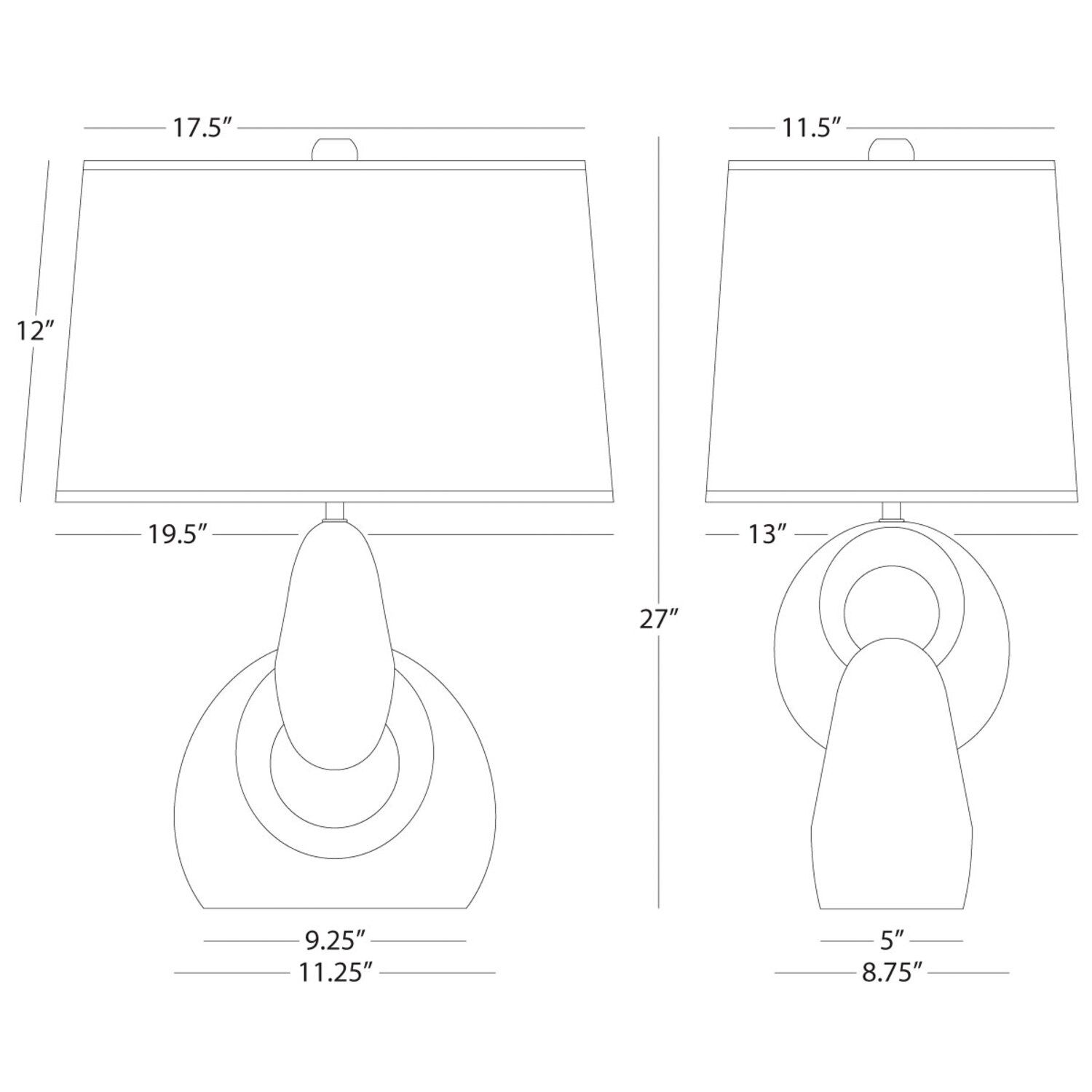 Image 3 Fusion 27" High Mint Glazed Finish Table Lamp more views