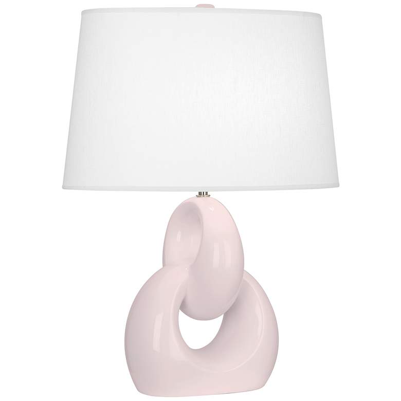 Image 1 Fusion 27" High Rose Water Glazed Finish Table Lamp