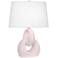 Fusion 27" High Rose Water Glazed Finish Table Lamp