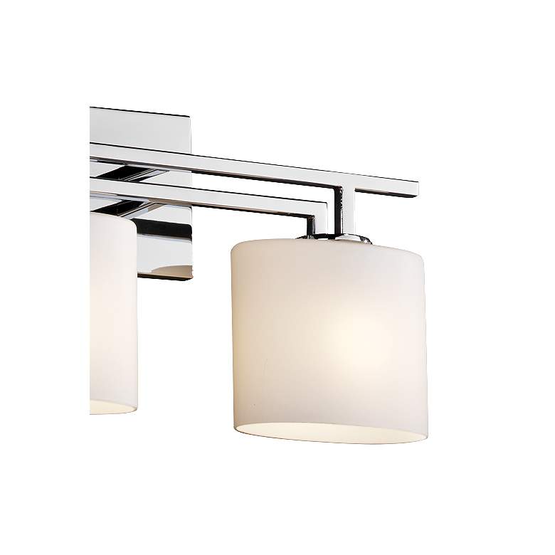 Image 3 Fusion Aero 26 1/2"W Polished Chrome 3-Light Bath Light more views