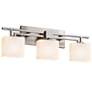 2_Fusion Aero 26" Wide Brushed Nickel 3-Light LED Bath Light