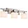 Fusion Aero 26" Wide Brushed Nickel 3-Light LED Bath Light