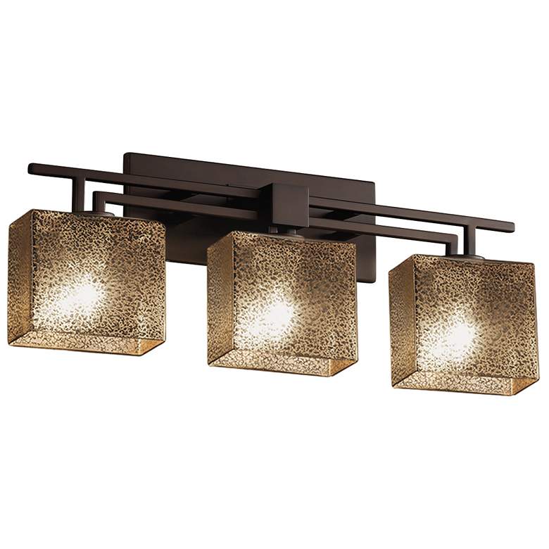 Image 1 Fusion Aero 26" Wide Dark Bronze 3-Light Bath Light