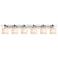 Fusion Argyle 10.25" High 6-Light Polished Chrome Bath/Vanity w/ Opal Shade