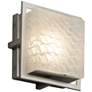 Fusion Avalon 6 1/2"H Brushed Nickel LED Outdoor Wall Light