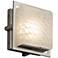 Fusion Avalon 6 1/2"H Brushed Nickel LED Outdoor Wall Light
