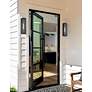 5_Fusion Briarwood 22"H Matte Black Outdoor Wall Sconce w/ Clear Shade more views