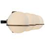 5_Fusion Centric 14 1/4"W Black and Brass 4-Light Bath Light more views