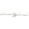 Fusion Centric 32" Wide Brushed Nickel 4-Light Bath Light