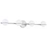 2_Fusion Centric 32" Wide Brushed Nickel 4-Light Bath Light more views
