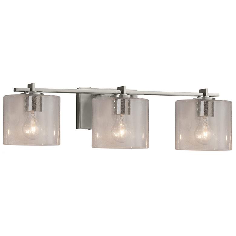 Image 1 Fusion Era 24" Wide Brushed Nickel 3-Light Bath Light