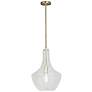 Fusion&#8482; Harlow 12" Wide Brushed Brass Mini Pendant