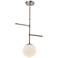 Fusion™ Intersect 22"W Brushed Brass LED Pendant Light