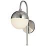 Fusion&#8482; Ion 16" High Brushed Nickel LED Wall Sconce