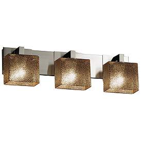 Image1 of Fusion - Modular 3-Light Rectangular Bath Bar - Glass - Nickel